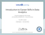 Introduction to Career Skills in Data Analytics